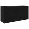 vidaXL Dulap de perete de baie, negru, 80x25x40 cm, lemn prelucrat