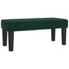 vidaXL Pat box spring cu saltea, verde &icirc;nchis, 90x190 cm, catifea