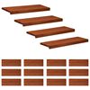 vidaXL Trepte de scară 16 buc. 70 x 25 x 2 cm Maro Lemn de fag masiv