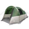 vidaXL Cort de camping tunel pentru 4 persoane, verde, impermeabil