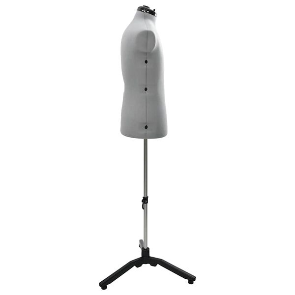 vidaXL Formă Rochie Ajustabilă pentru Femei Manual Gri 37.5-45.5 inch