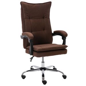 vidaXL Scaun de birou, maro, material textil