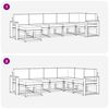vidaXL Set de canapele de exterior 7 pcs Gri natural și deschis