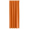 vidaXL Perdele Opaque cu Inel 2 pcs Portocalie Aprinsă 260 x 140 cm