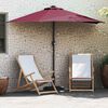 vidaXL Parasol de Grădină Roșu bordo 294 x 150 x 224 cm țesătură