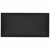 vidaXL Tăblie de Pat pentru Perete 12 pcs Negru 30 x 15 cm țesătură