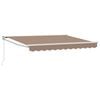 vidaXL Copertină retractabilă Gri taupe 3,5 x 2 m