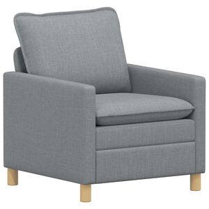 vidaXL Canapea Gri deschis 76 x 81 x 87,5 cm Țesătură