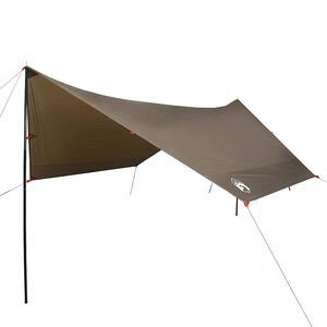 vidaXL Prelată de camping, maro, 462x306x211 cm, impermeabilă