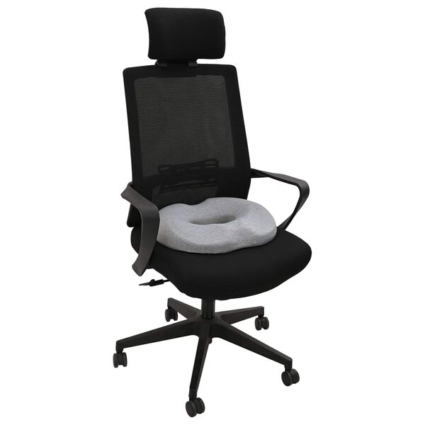 vidaXL Pernă pentru șezut Gri deschis 42 x 36,5 x 8 cm