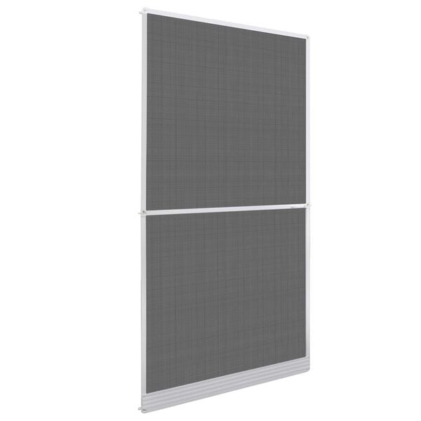 vidaXL Ecran pentru Insecte cu Hinge Manual Alb și negru 120 x 240 cm