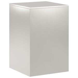 vidaXL Suport pentru plante Argintiu 40 x 40 x 60 cm Oțel