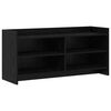 vidaXL Cabinet TV 100 x 33 x 47 cm Stejar Negru Lemn prelucrat
