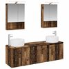 vidaXL Set dulap baie 5 buc. Lemn vechi Lemn prelucrat