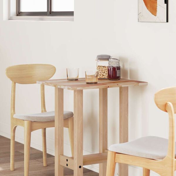 vidaXL Blat de masă, 80x50x2 cm, dreptunghiular, lemn masiv de acacia