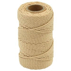 vidaXL Fr&acirc;nghie utilitară multifuncțională 2 mm 25 m natural PP