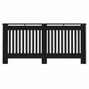 vidaXL Capac pentru radiator 2 pcs Negru 172 x 19 x 81,5cm