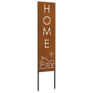 vidaXL Ecran de intimitate pentru grădină Traforaj Ruginit 32 x 140 cm