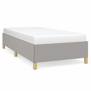 vidaXL Cadru de pat fără saltea, gri deschis, 80x200 cm, textil