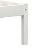 vidaXL Cadru de pat cu 2 sertare, alb, 160x200 cm, lemn masiv pin