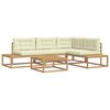 vidaXL Set de canapele de exterior Alb 79 x 79 x 37 cm Poliester