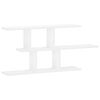 vidaXL Raft de perete Alb 100 x 17 x 45.5 cm Lemn prelucrat