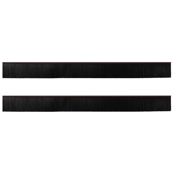 vidaXL Dopuri pentru uși autoadezive 2 pcs Maro 100 cm