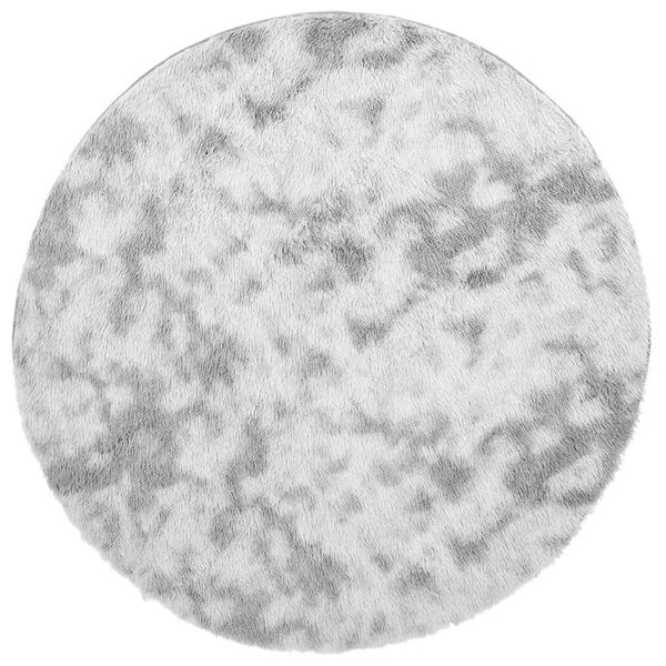 vidaXL Covor shaggy cu pom &icirc;nalt, NAVARRA, gri argintiu, 200x200 cm