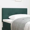 vidaXL Tăblie cap cu headboard Verde &icirc;nchis 90 cm Piele artificială