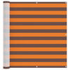 vidaXL Ecran de balcon Portocalie și maro 110 x 300 cm Material Oxford