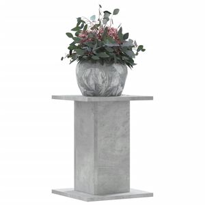 vidaXL Suport de plante, 2 buc., gri beton, 30x30x40 cm lemn prelucrat