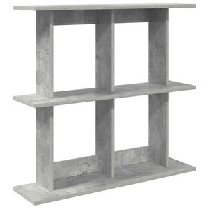 vidaXL Raft de perete Montare pe perete Gri Beton 100 x 20 x 75 cm
