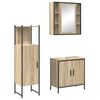 vidaXL Set de mobilier pentru baie 3 buc. Maro 60 x 30 x 60 cm
