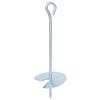 vidaXL Ancoră de Păm&acirc;nt 2 buc. &Oslash;10 x 30 cm Metal Galvanizat Argintiu