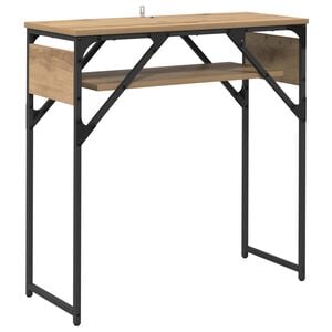 vidaXL MasaConsole Stejar Artizanal Lemn prelucrat 75x30x75cm