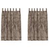 vidaXL Cortine din catifea 2 buc. Cappuccino 175 x 140 cm Catifea