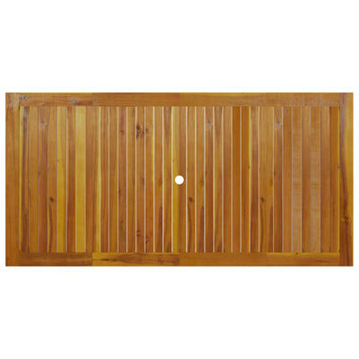 vidaXL Masă de grădină, 200 x 100 x 74 cm, lemn masiv de acacia