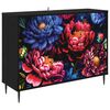 vidaXL Bufet KIEL Stejar Negru 102 x 33 x 76 cm Lemn prelucrat