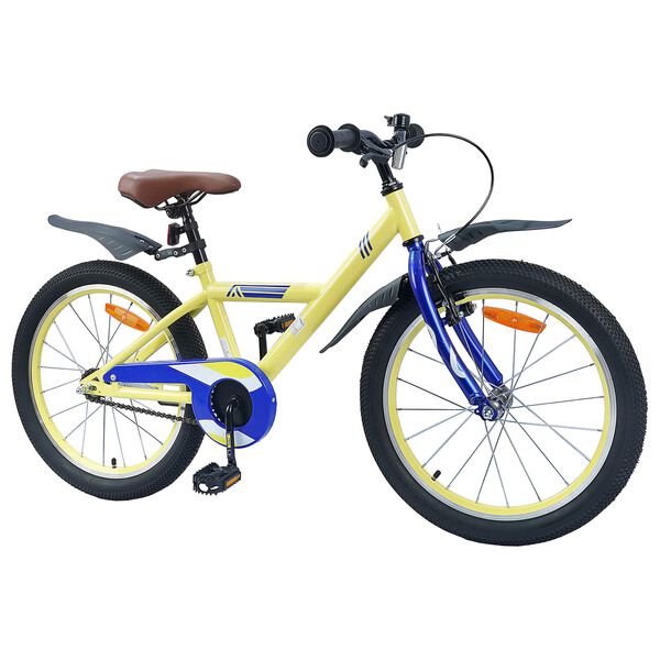 vidaXL Bicicletă pentru Copii 18 Inci pentru 5-7 ani Galben