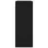 vidaXL Dulap cu montaj pe perete, negru, 69,5x34x90 cm