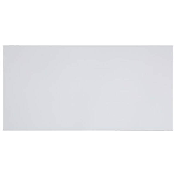 vidaXL Masă de bucătărie, alb și negru, 120x60x74 cm, MDF