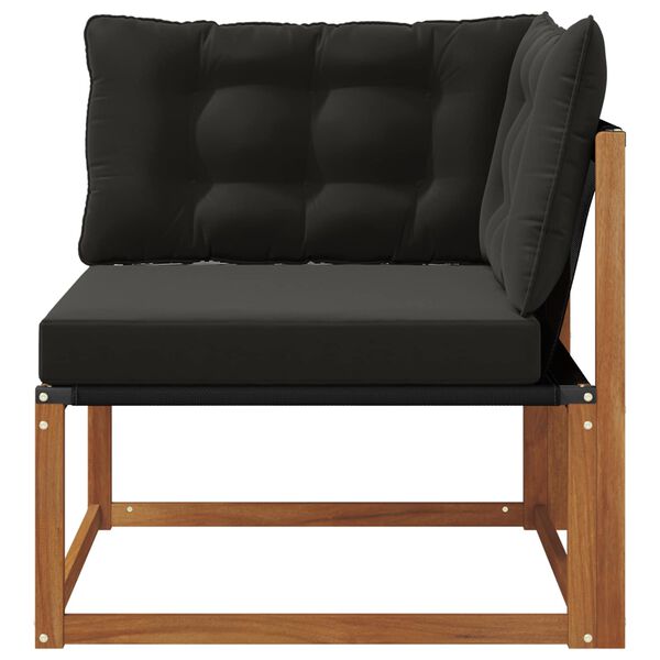 vidaXL Sofa Colțar pentru Exterior Lemn Solid de Acacia natural