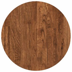 vidaXL Placă de masă &Oslash; 40 x 2,5 cm Rotund Lemn de stejar masiv