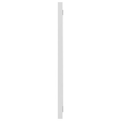 vidaXL Oglindă de baie, alb, 80x1,5x37 cm, PAL