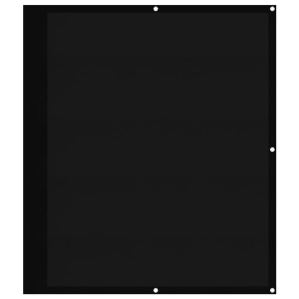 vidaXL Paravan de balcon, negru, 120x1000 cm, 100% poliester oxford