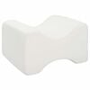 vidaXL Knee Pillow Alb Spumă cu memorie și poliester 26 x 21,5 x 15 cm