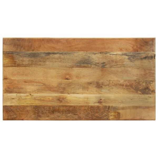 vidaXL Masă de bucătărie, 110x60x76 cm, lemn masiv de mango