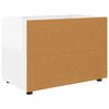 vidaXL Dulap de depozitare Alb lucios 80 x 48 x 57 cm Lemn compozit