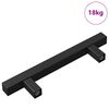 vidaXL M&acirc;ner pentru Dulap 420 buc. Negru 150 x 12,3 x 35,2 mm