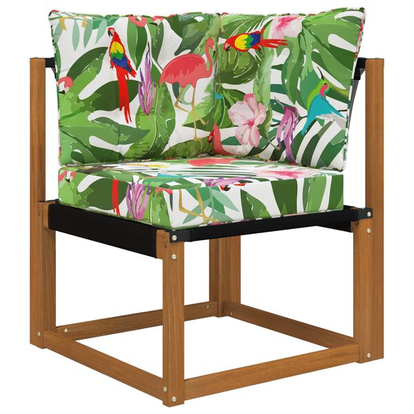 vidaXL Perna pentru canapea de exterior 3 pcs colorat Poliester